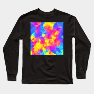 color shapes t shirt design Long Sleeve T-Shirt